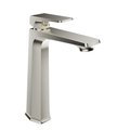 Anzzi 1-Handle Bathroom Vessel Sink Faucet in Brushed Nickel L-AZ904BN